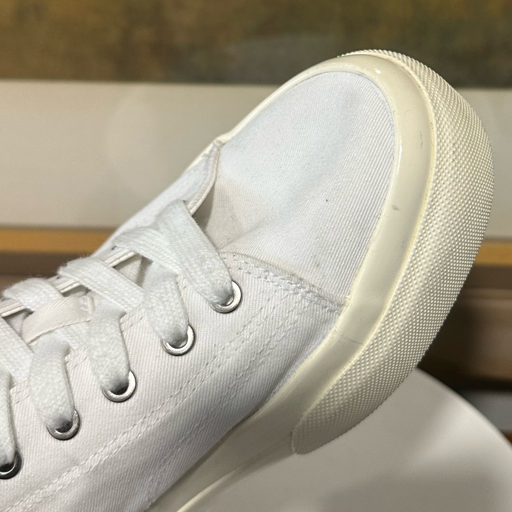 🌸SAM EDELMAN🌸 Sonia Platform Sneakers White Size: 7.5 - Picture 10 of 14